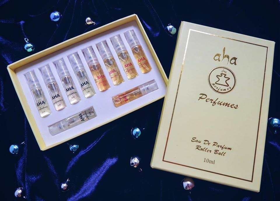 [HCM]Set 10 nước hoa nữ AHAPERFUMES (nước hoa mini) - dạng xịt - lưu hương 8h