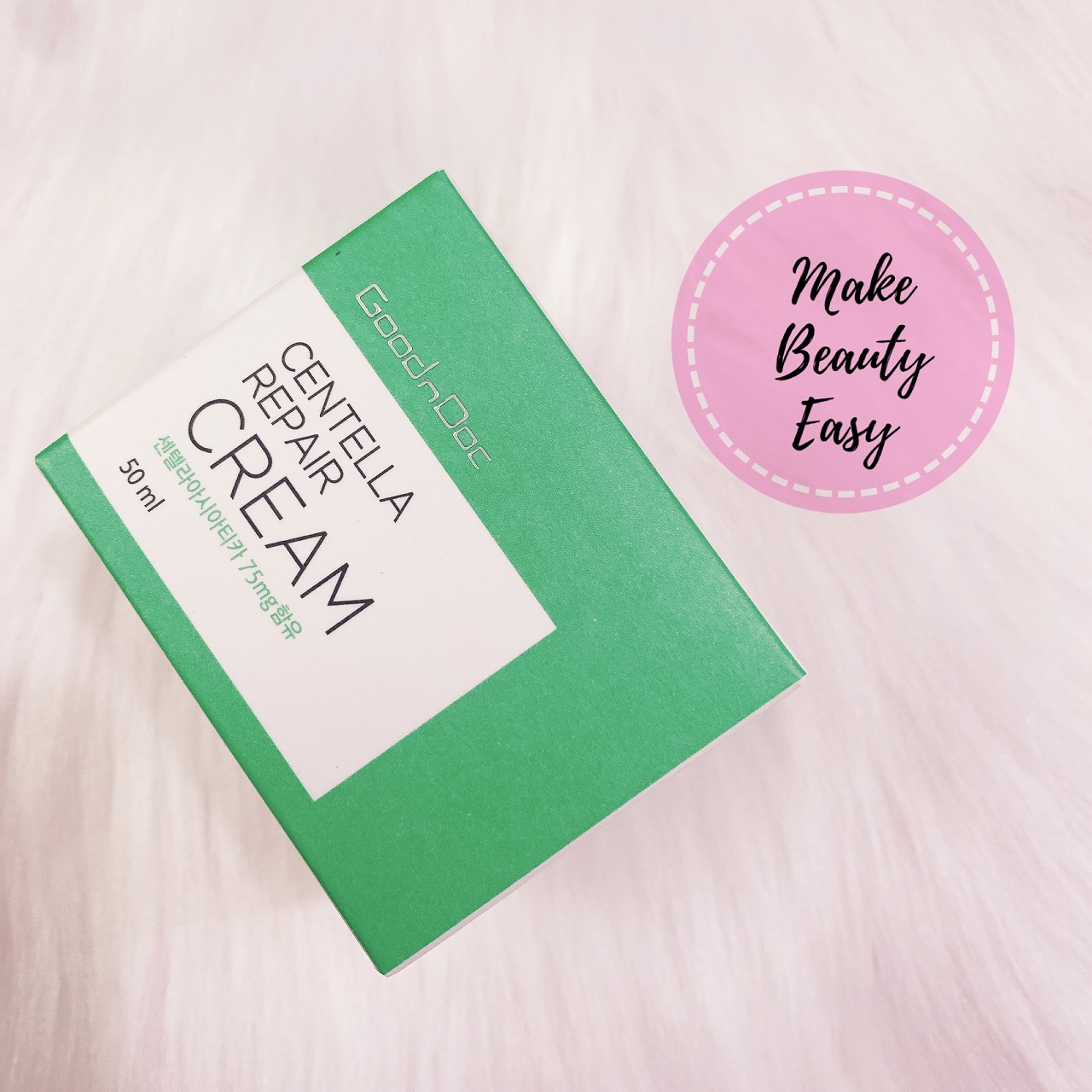 Goodndoc Centella Repair Cream 50ml kem dưỡng tái tạo, phục hồi da từ rau má giúp da trắng sáng