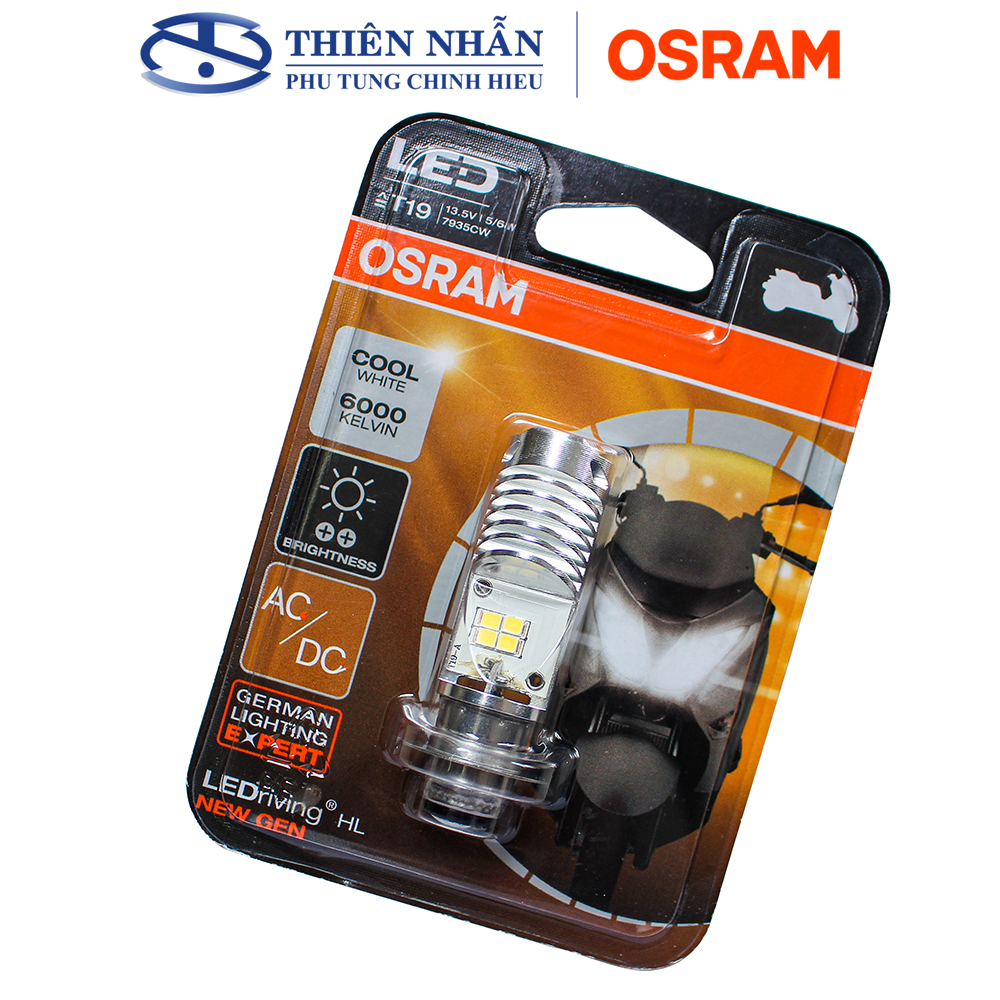 Bóng đèn Led OSRAM T19 Dream, Future 1, Wave đời đầu, Air Blade 110 Thái (7935CW)