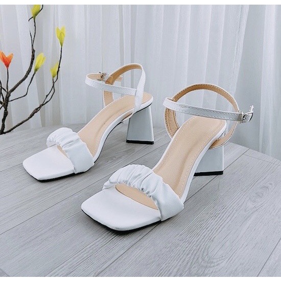 Giày cao gót nữ đế vuông 9 phân