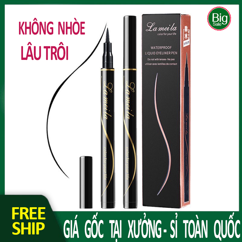 ❣️Bút kẻ mắt nước Lameila ❣️ không nhòe, lâu trôi , hàng chính hãng Waterproof Liquid Eyeliner Pen,Bút dạ kẻ mắt sắc nét chống nước LAMEILA bút kẻ mắt nội địa Trung TK-KM02 BIG SALE MART  A40