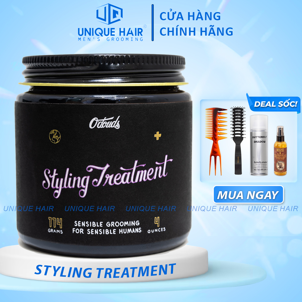 [CHÍNH HÃNG STORE HÀ NỘI] Sáp vuốt tóc O’douds Styling Treatment 114gr - new 2024 + Quà Tặng