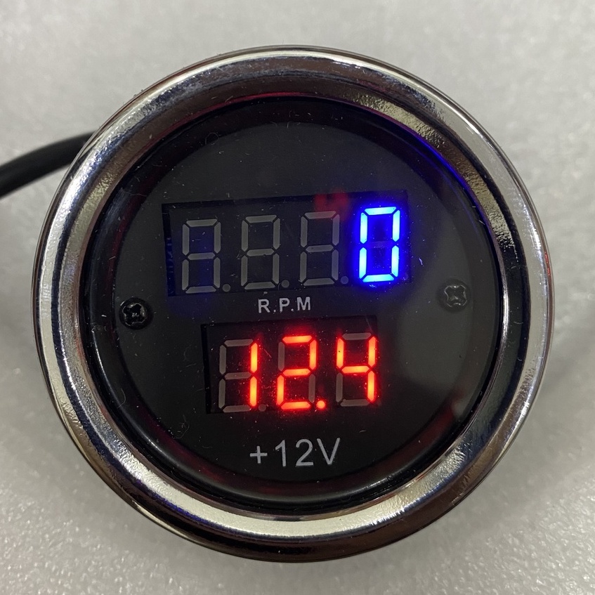 Đồng hồ báo tua máy báo bình classic - báo km độ cafe racer tracker cg125 su gn125 cd 67 win