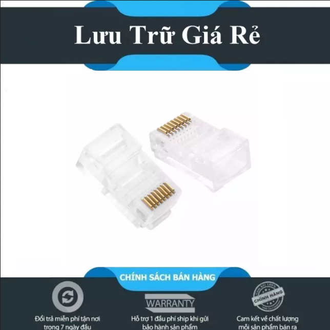 Đầu bấm dây mạng rj45 - hàng tốt 2023