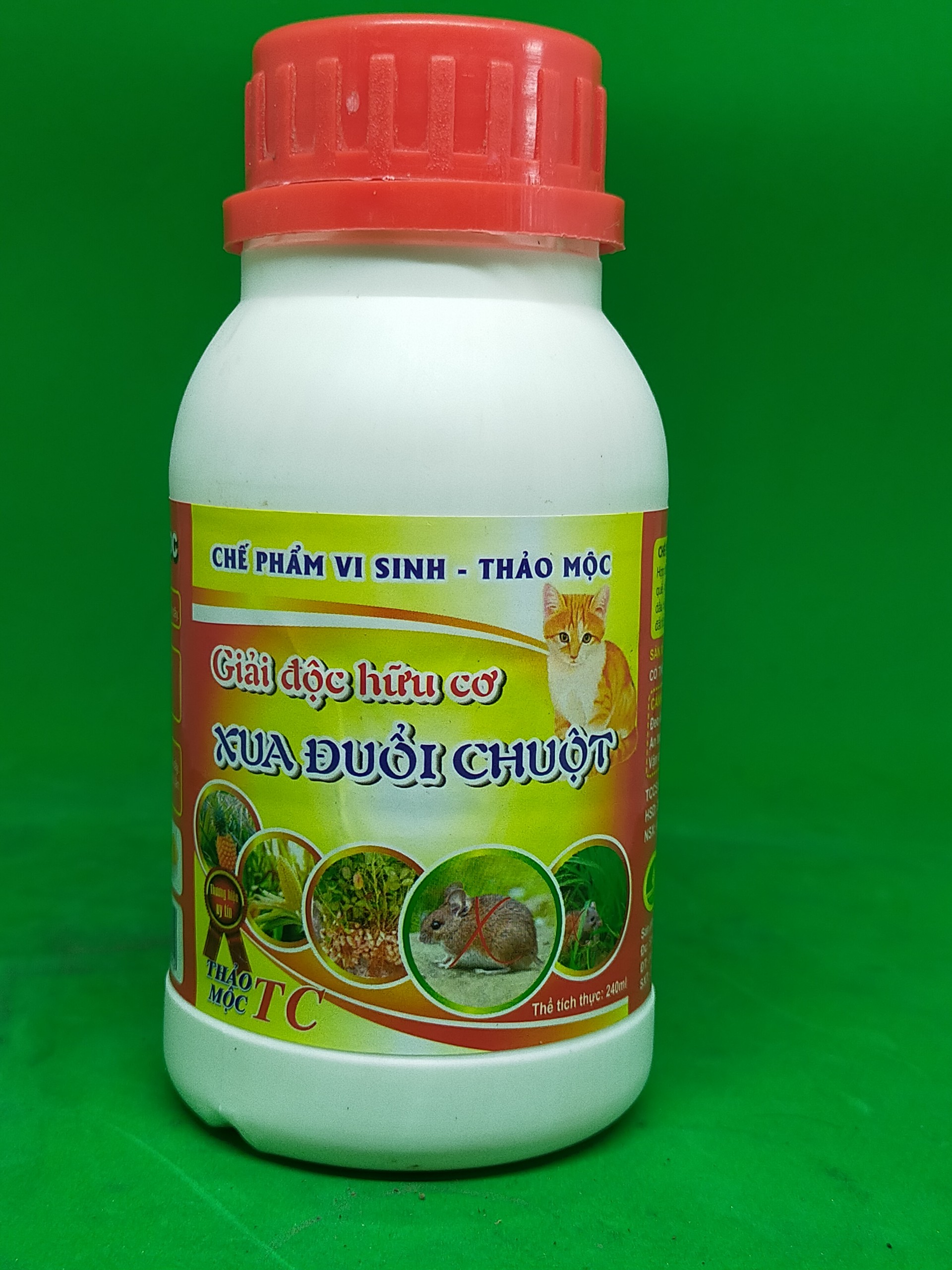 Xua Đuổi Chuột 240ml - bảo vệ cây -  tốt đất - an toàn vật nuôi