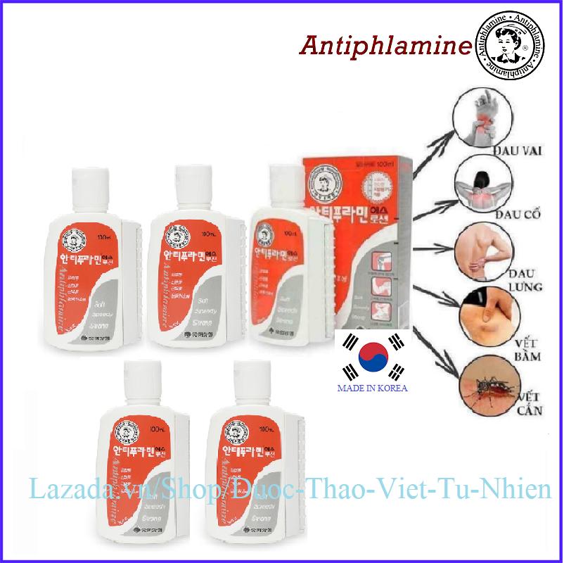 Bộ 5 hộp Dầu nóng xoa bóp Hàn Quốc 100ml.