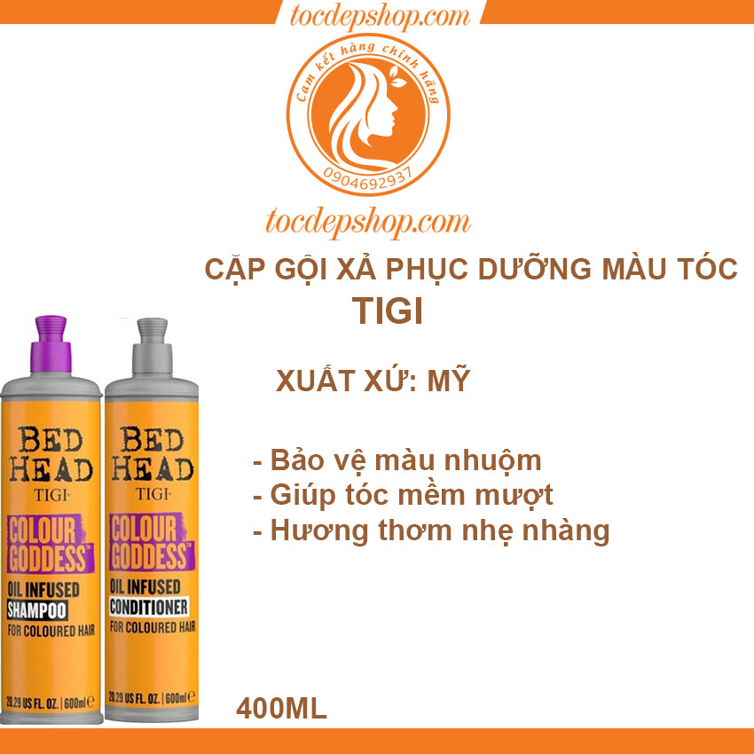 Cặp gội xả giữ màu nhuộm Tigi