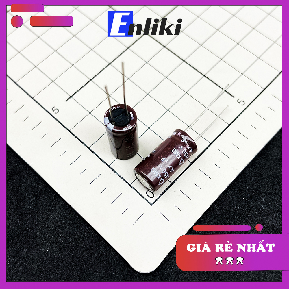 Tụ hóa 4.7uf 450v samyoung 10x20mm