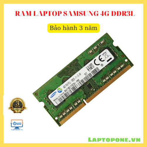 Ram laptop 4g ddr3l pc3l bus 1600mhz bảo hành 3 năm