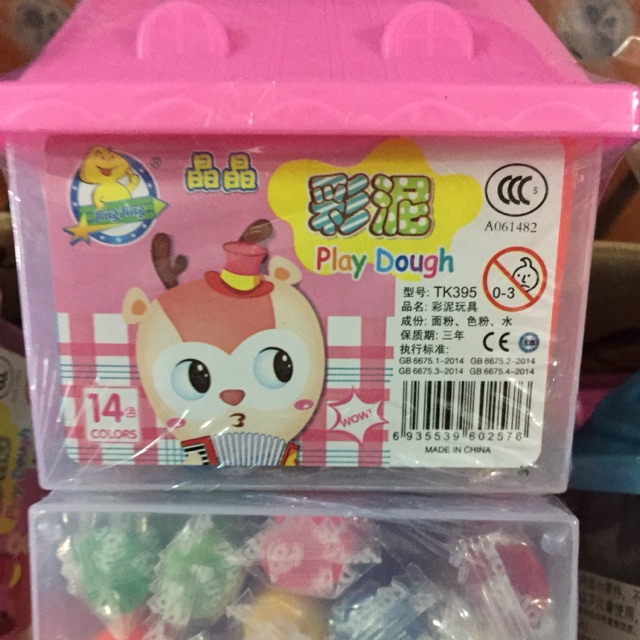 5 hộp đất nặn ngôi nhà