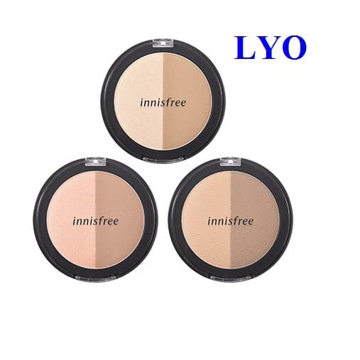 Phấn tạo khối & bắt sáng cho khuôn mặt innisfree face designing duo.