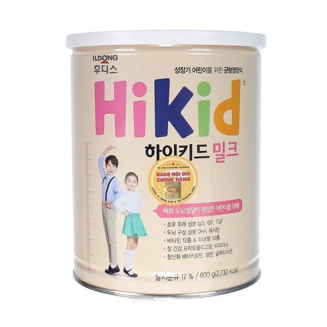 Sữa hikid dê- hidkd bò nội địa hàn 700g date 15082024