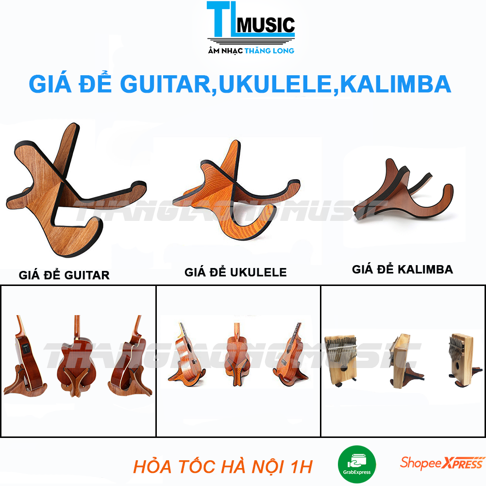 Giá Để Đàn Ukulele, Violin, Guitar Bằng Gỗ Có Thể Tháo Rời - Thăng Long Music