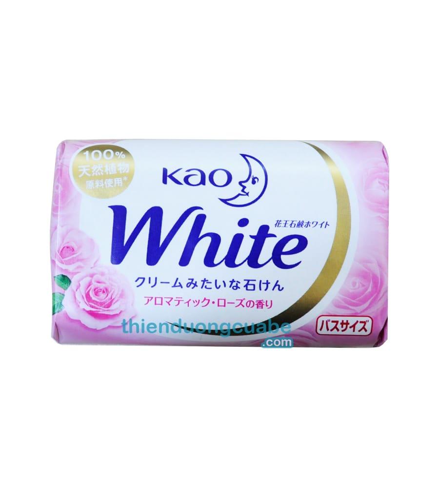 [Sale]  1 bánh xà phòng làm trắng da, khử mùi hôi KAO - Hương Hoa Hồng 130g ( Mẫu mới - Nội địa Nhật - Nhật )