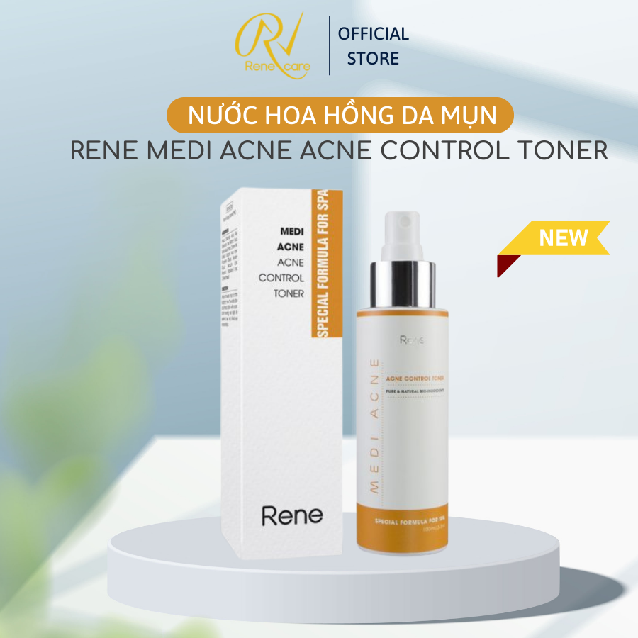 Nước Hoa Hồng Da Mụn Rene Medi Acne Acne Control Toner USA