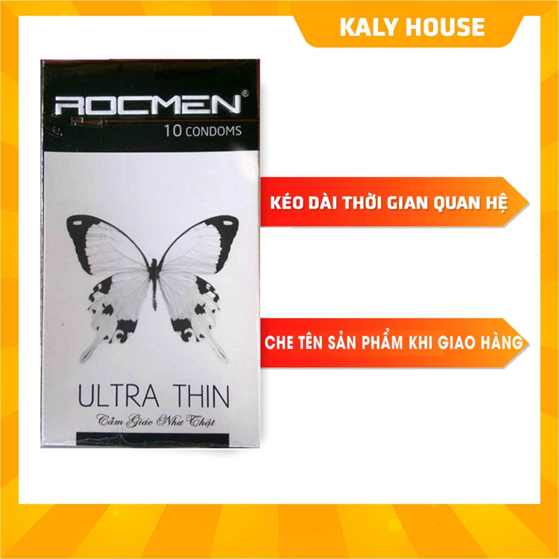 BAO CAO SU ROCMEN ULTRA THIN SIÊU MỎNG HỘP 10 BAO.