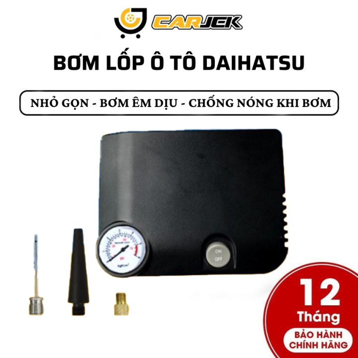 Bơm lốp ô tô 12v siêu mạnh Daihatsu nội địa Nhật Bản bơm xe máy xe đạp xe hơi từ 416 chỗ Bảo Hành 1 năm