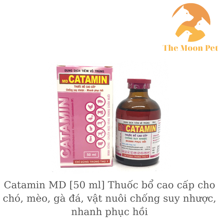 Catamin MD [50 ml] T.huốc bổ cao cấp cho chó, mèo, gà đá, vật nuôi