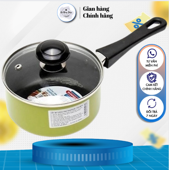 HÀNG SUNHOUSE CHÍNH HÃNG- Nồi quánh bột 16cm chống dính cao cấp