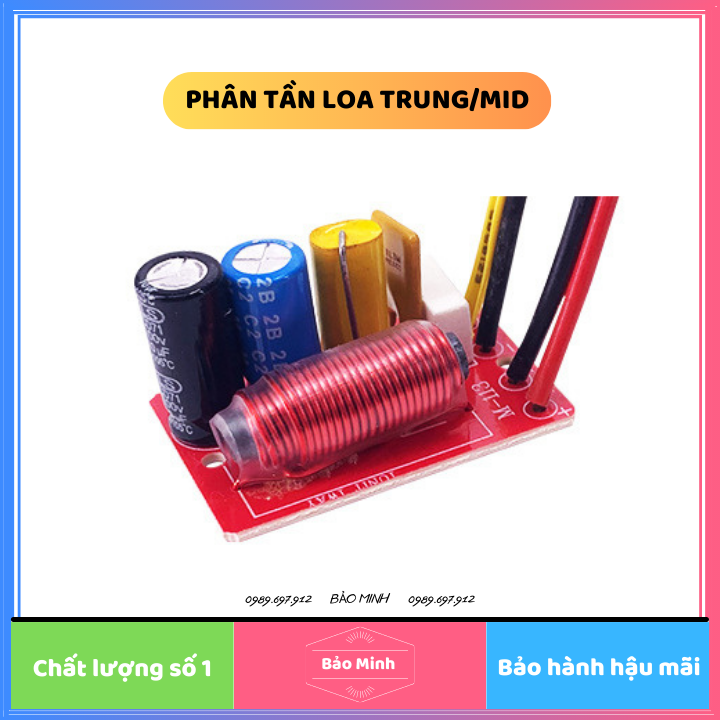 Phân tần loa trung | Phân tần loa Mid M-113 giúp hỗ trợ tăng thêm lời cho dàn âm thanh