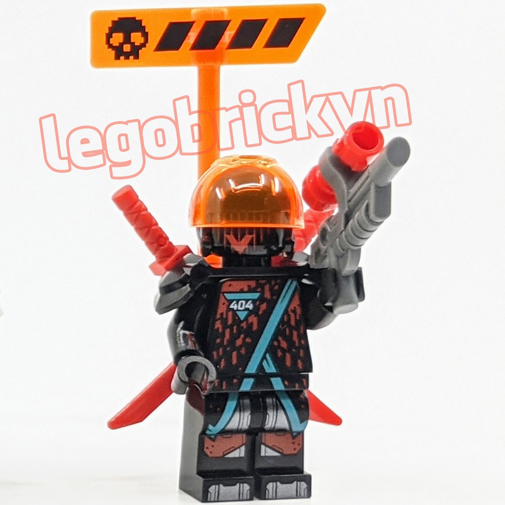 Nhân Vật LEGO Ninjago Minifigures - Red Visor, 404 Torso
