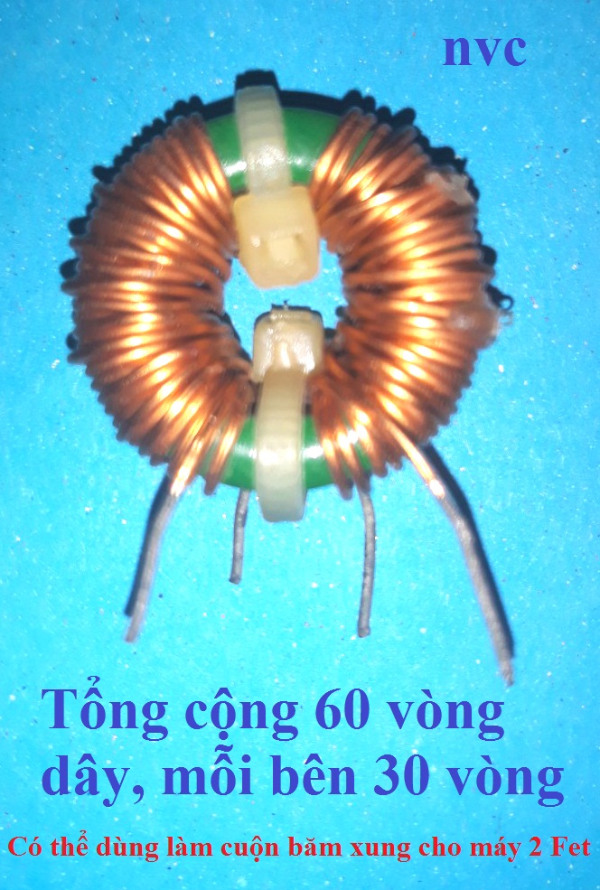 1 cuộn cảm 60 vòng dây cuốn sẵn