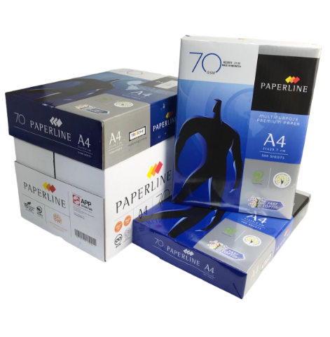 THÙNG 5 RAM- GIẤY A4 PAPERLINE 70 GSM - HÀNG NHẬP NGUYÊN KIỆN TỪ INDONESIA