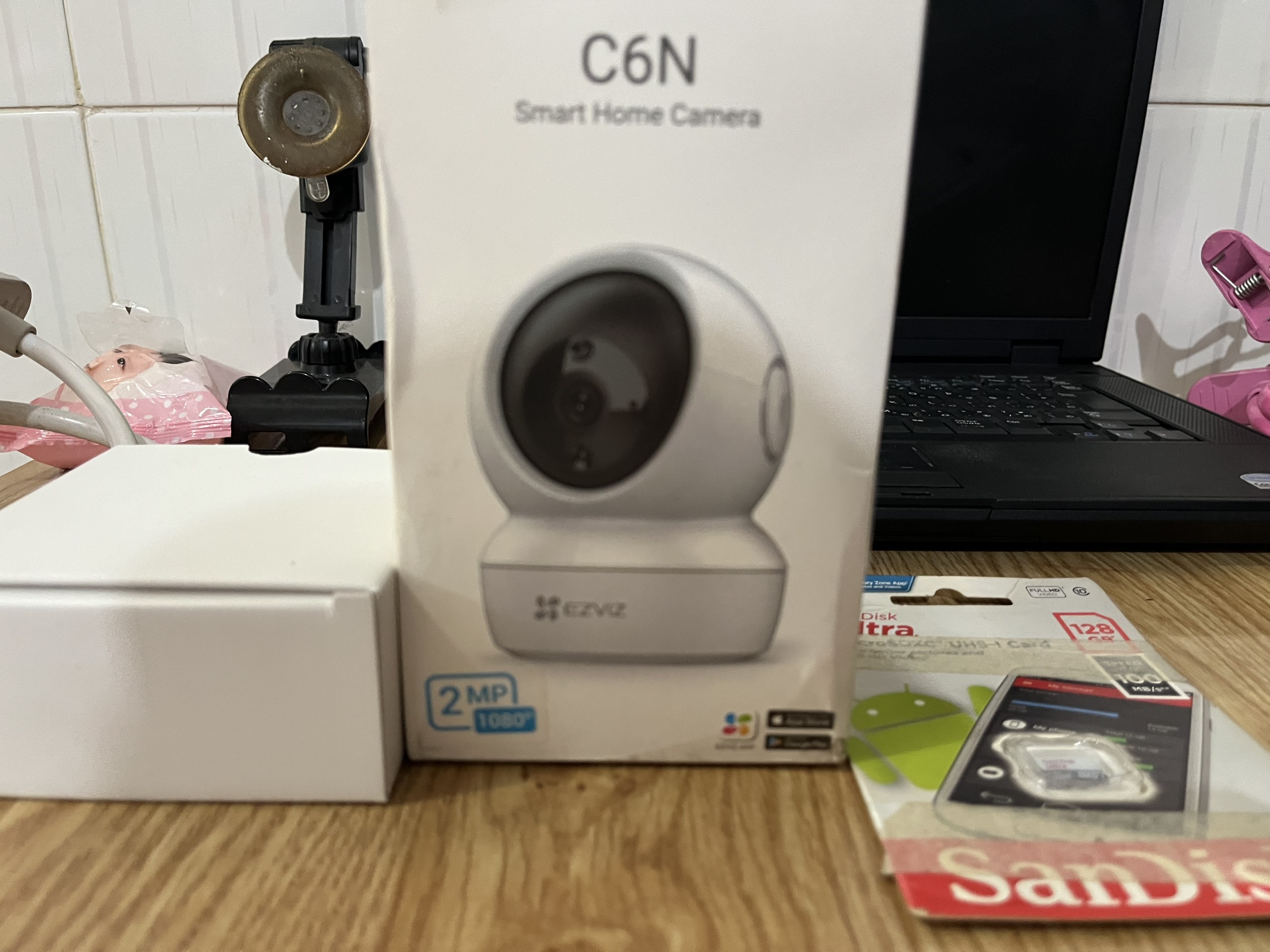 Camera 1080p 2m - combo camera không dây, 360 độ, đàm thoại 2 chiều