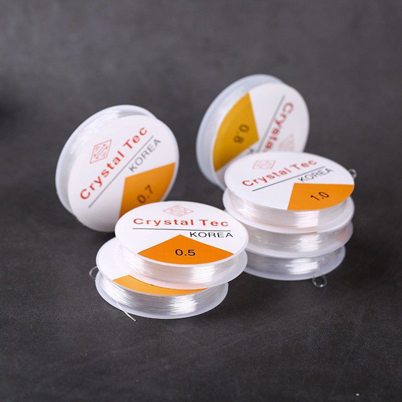 Dây cước xâu chuỗi hạt co dãn 1.0 hàng korea