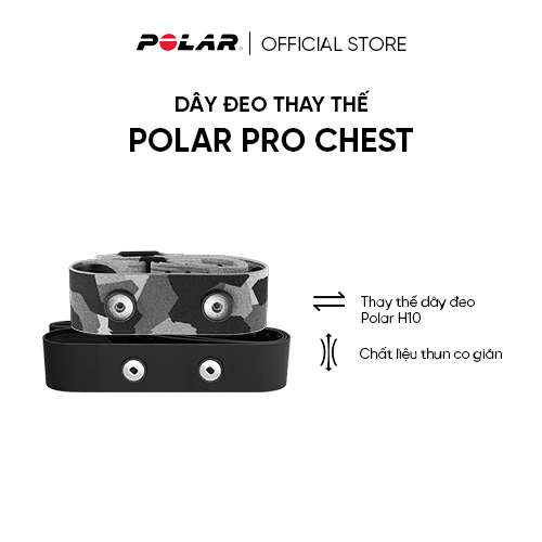 Dây Thay Thế Đeo Ngực Polar Pro Chest - Hàng chính hãng 12 tháng