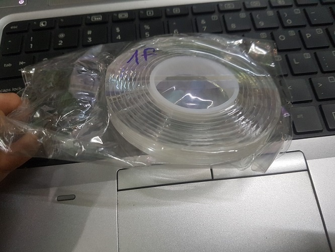 Băng keo 2 mặt đa năng trong suốt băng keo trong - cuộn 5met - loại bản 2cm