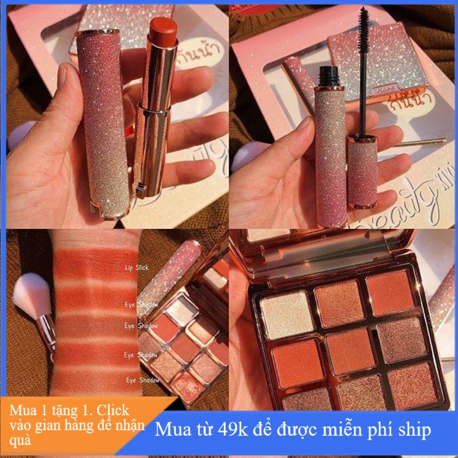 Sét trang điểm XiXI 3 món bảng mắt, son, mascara