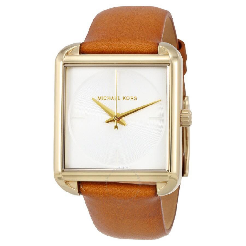 [HCM]Đồng hồ nữ mặt vuông - Đồng hồ nữ dây da Michael Kors MK2584 - Mk2585 size 32mm - FULLBOX - Đồng hồ nữ đẹp