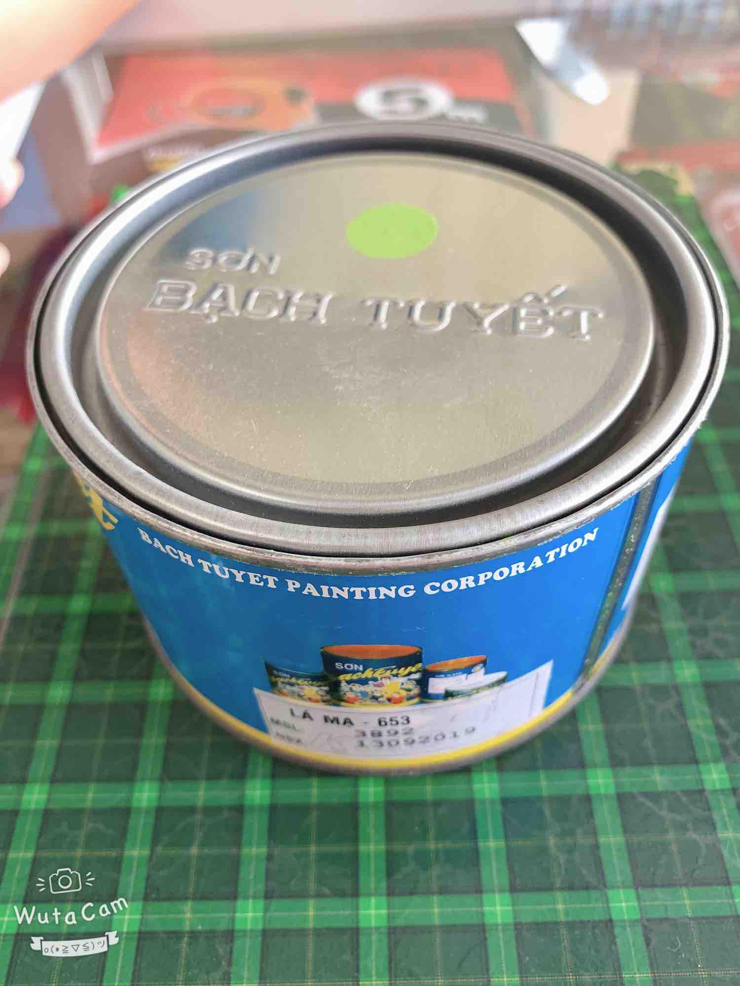 Sơn dầu Bạch Tuyết màu lá mạ