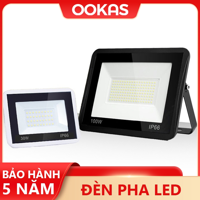 OOKAS LED Đèn Pha led chống nước 20w 30w 50w 100w 200W Đủ wat