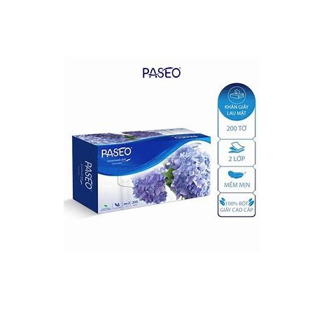 Khăn giấy hộp paseo 200 tờ 2 lớp