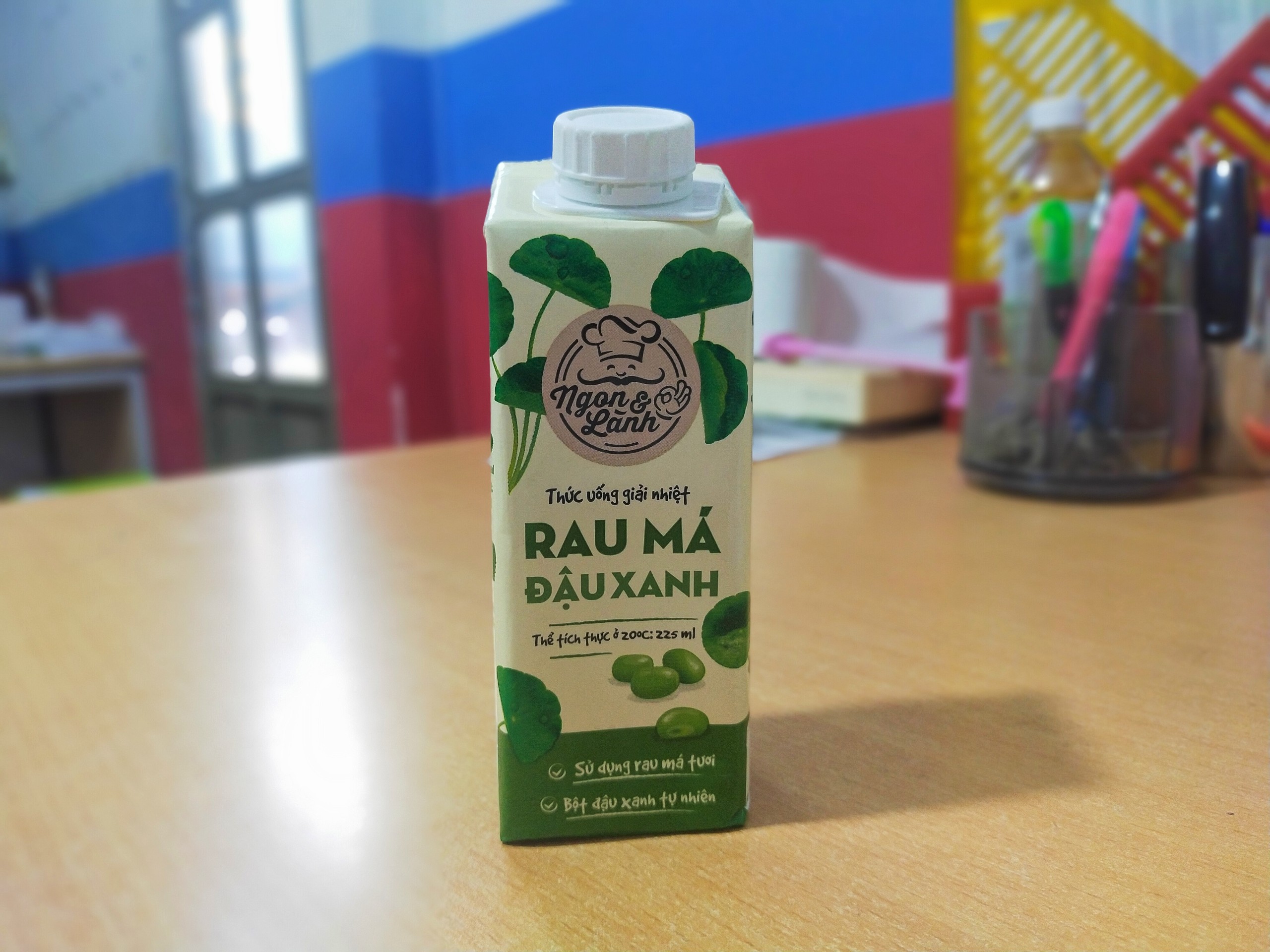 1 Thùng Rau Má Đậu Xanh Ngon Lành /24 Hộp 225ml