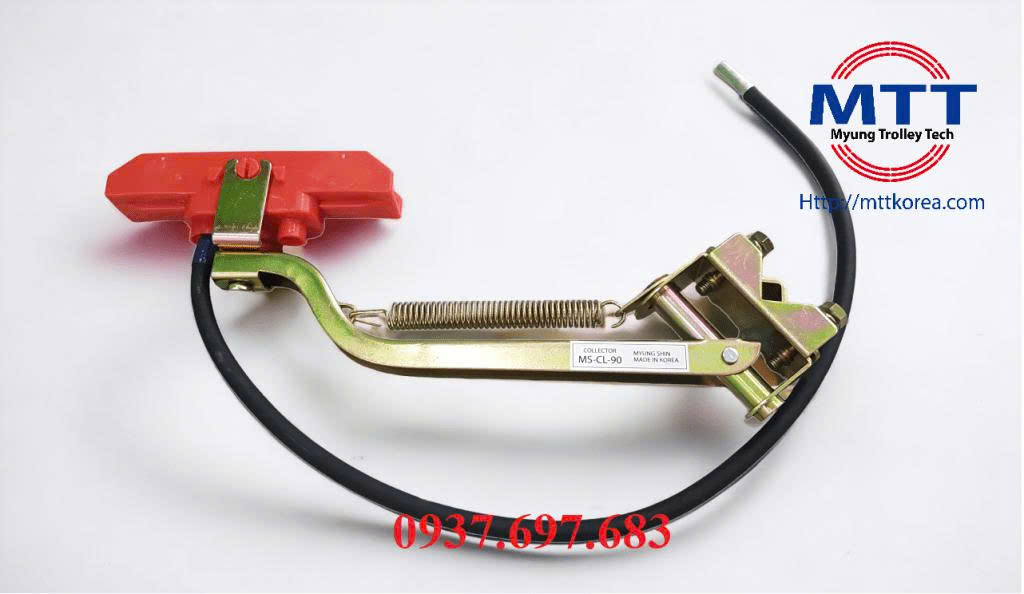 Chổi tiếp điện cầu trục 90A Hàn Quốc