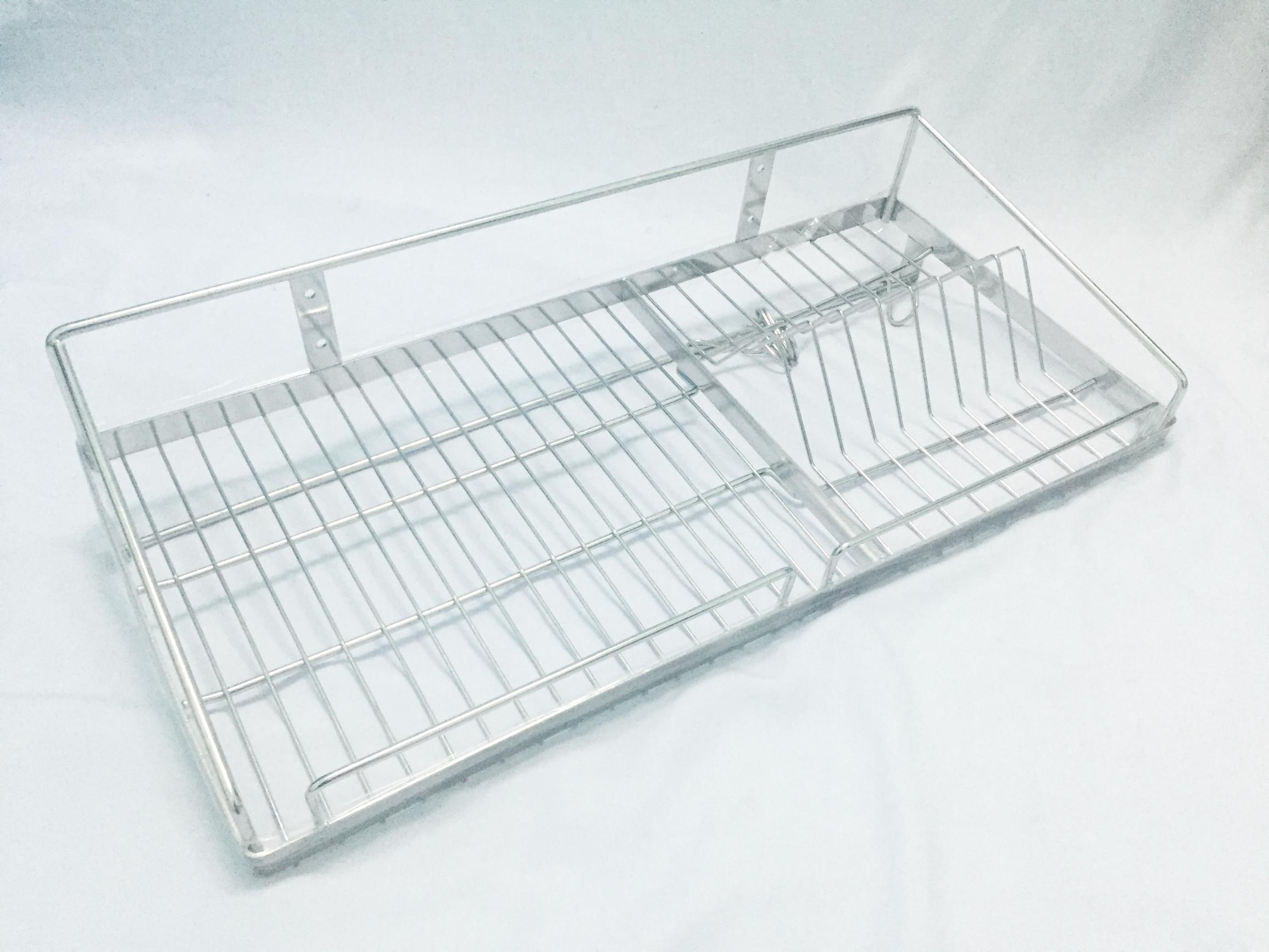 Kệ treo 1 tầng inox dẹp 304 28x80