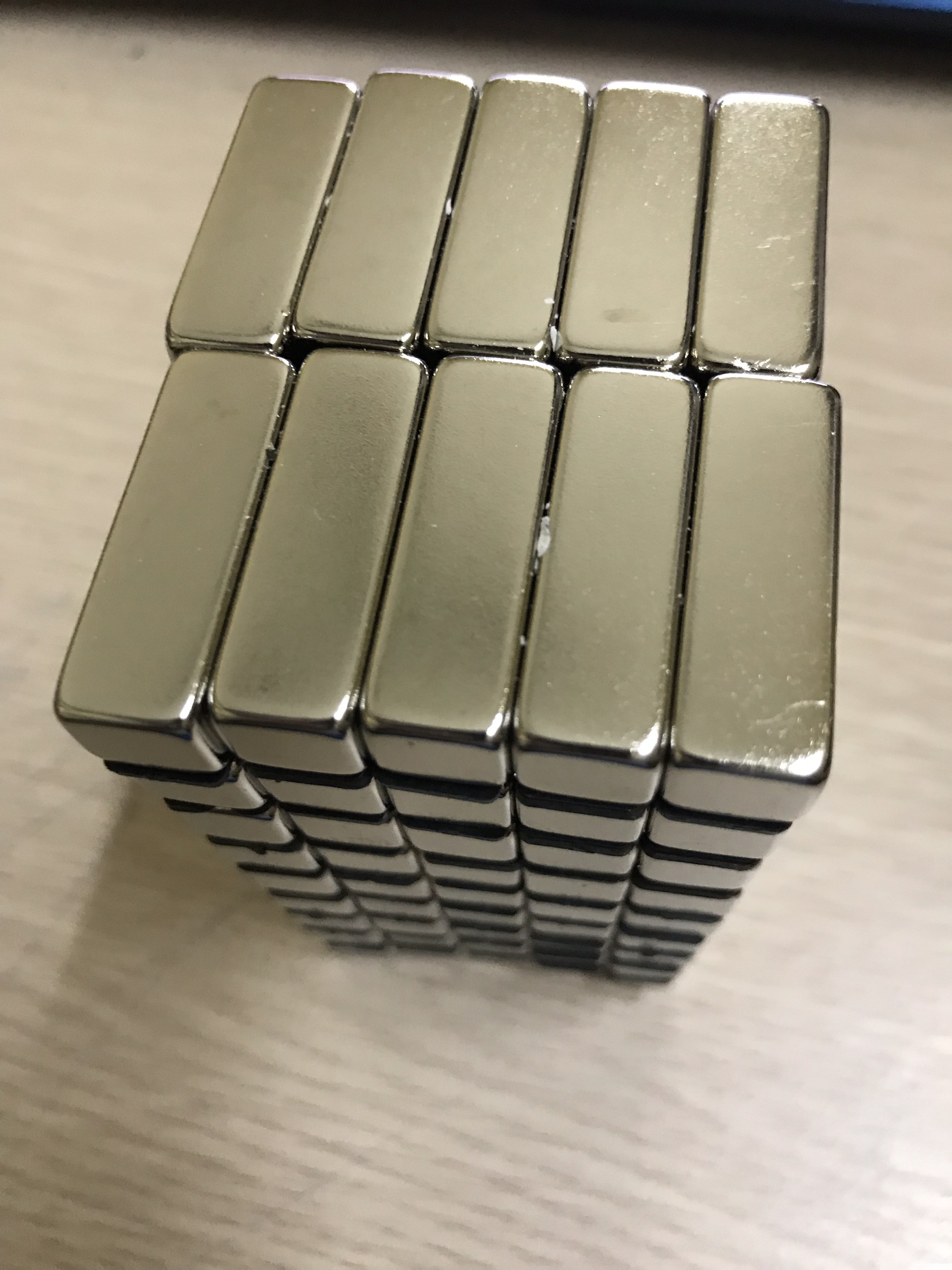 Combo 5 viên Nam châm trắng đất hiếm 30x10x10mm