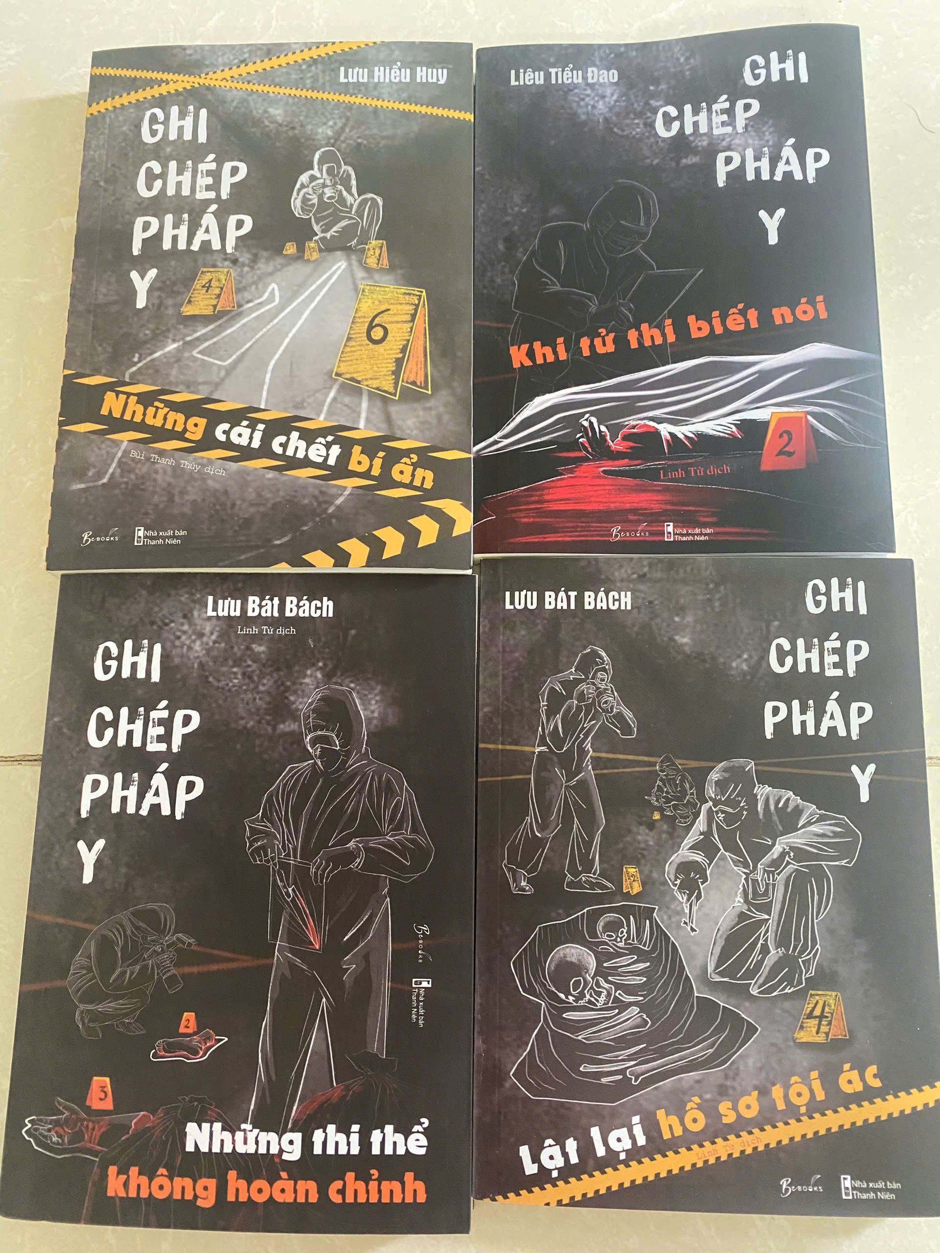 Combo Ghi Chép Pháp Y: Tập 1 + Tập 2 + Tập 3 + Tập 4