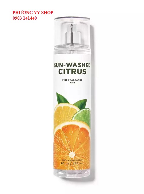 Xịt thơm toàn thân hương nước hoa bbw sun-washed citrus
