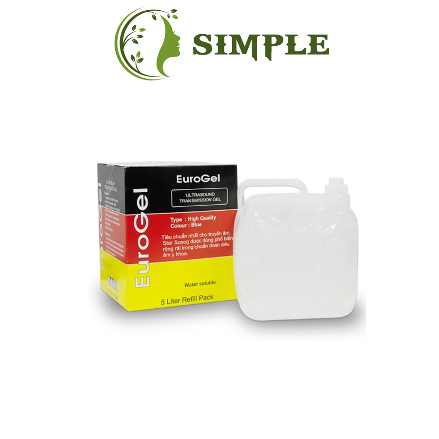 Gel siêu âm màu trắng - gel lạnh triệt lông can 5 lít- gel euro -gel điệm tiêm gel triệt lông chính hãng.