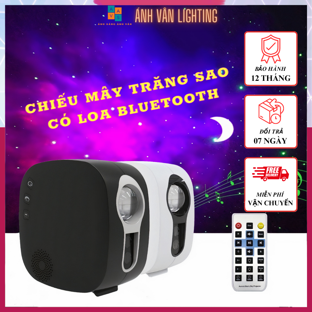 Đèn Nền Thiên Hà V2 |Đèn Laser Bầu Trời sao Version2 Kết Hợp Loa Bluetooth Trang trí phòng bay phòng karaoke phòng ngủ