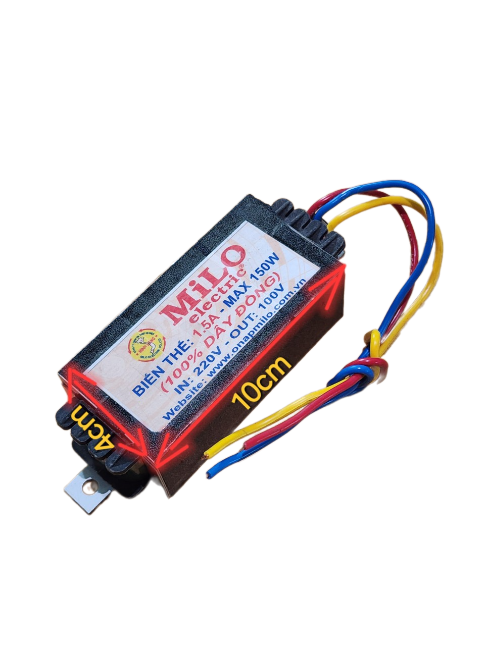 Biến Áp Milo 220v - 110v - Công Xuất 150w 