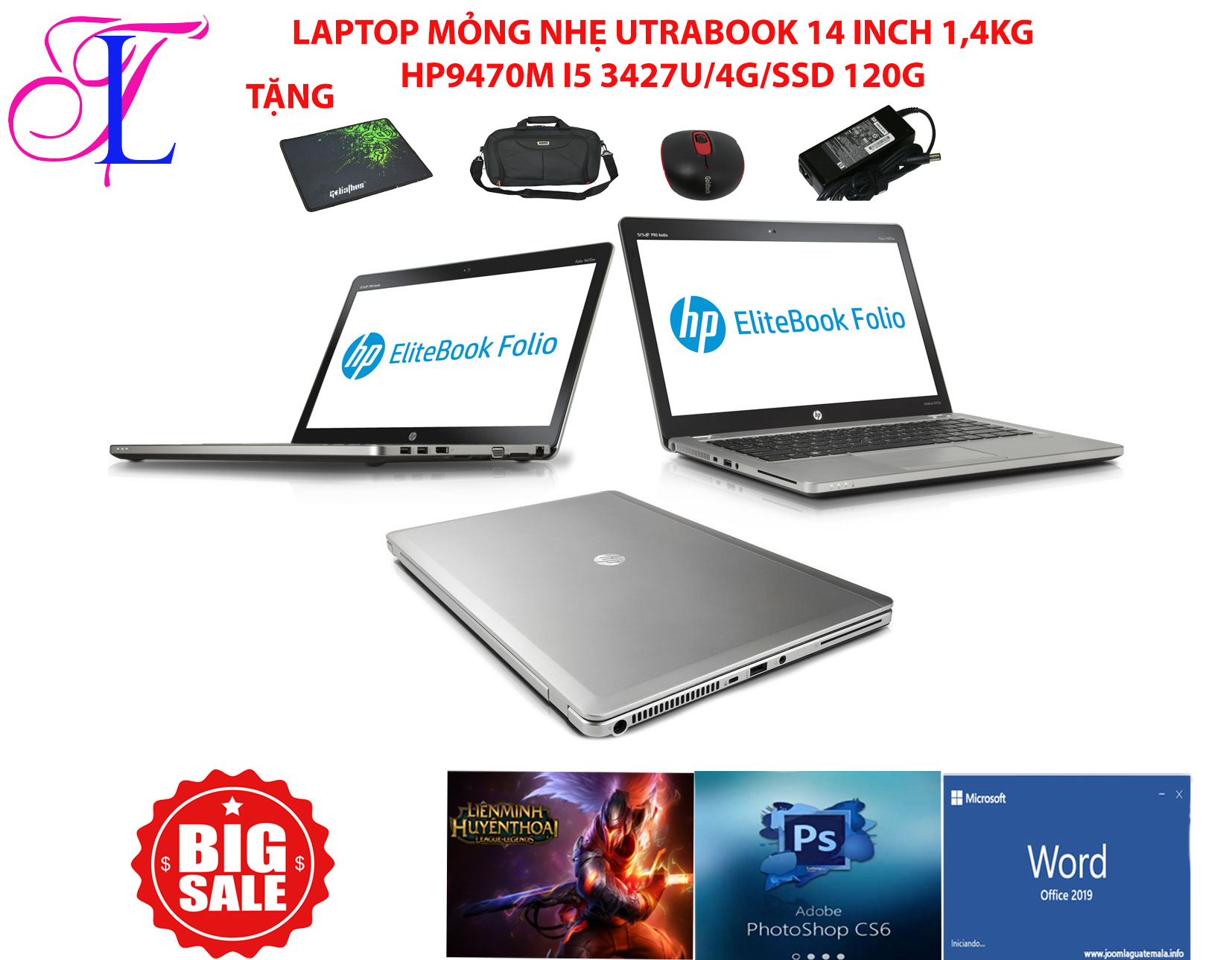 [Trả góp 0%]Laptop folio 9470m core i5 3327u ram 8g ổ ssd 240g ultrabook mỏng nhẹ sang trọng
