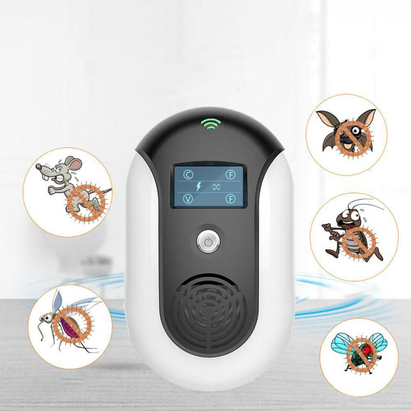 Máy đuổi muỗi - máy đuổi côn trùng bằng sóng siêu âm không gây hại cho con người và vật nuôi, máy xua đuổi chuột, muỗi, gián, kiến, côn trùng bằng sóng siêu âm mẫu mới – hàng chính hãng