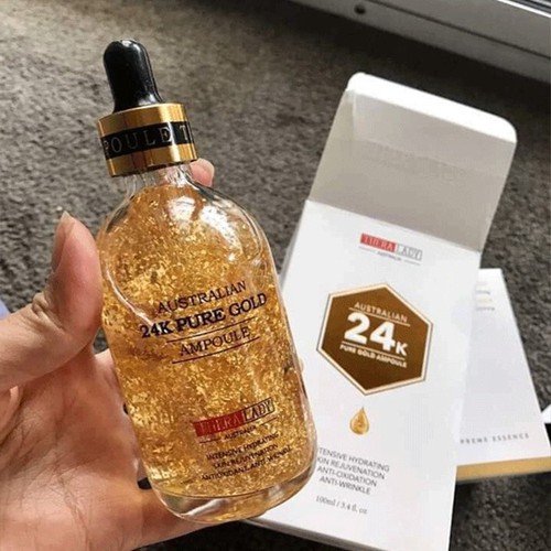 [HCM]SERUM VÀNG 24K NHẬP ÚC - PURE GOLD AMPOULE 100ML - HÀNG CHUẨN