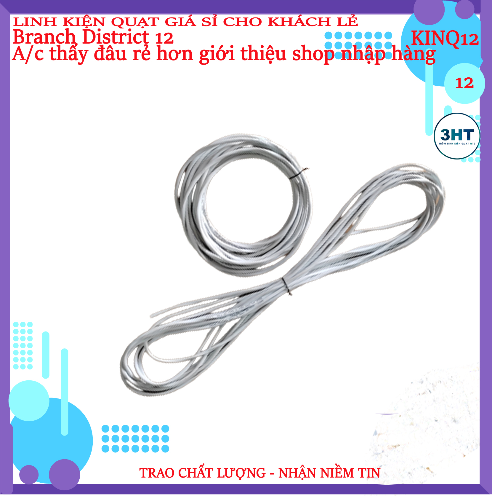Dây nguồn 5 lõi - dây nguồn quạt 5 lõi
