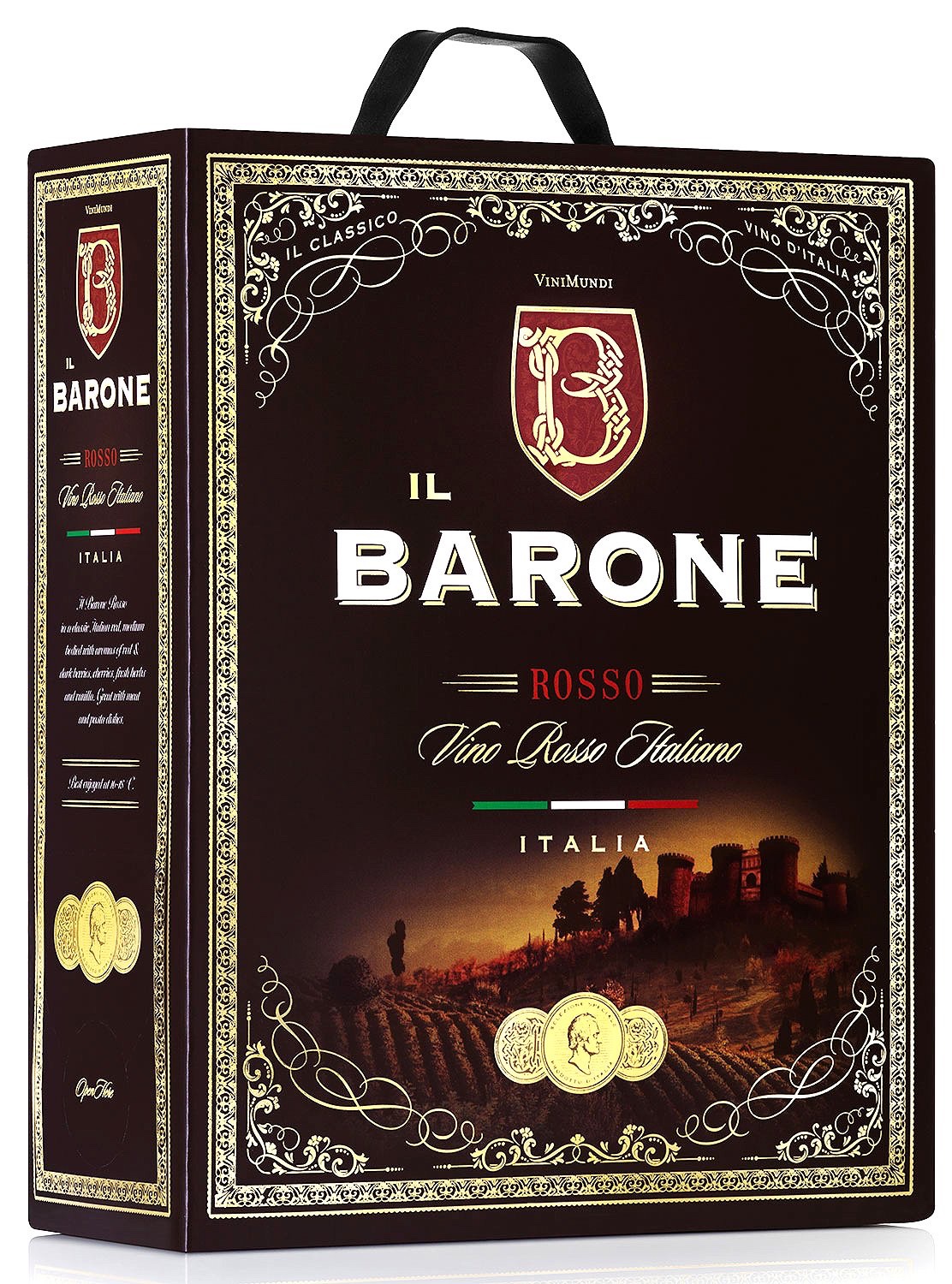 Vang bịch ngọt Barone Rosso 3L
